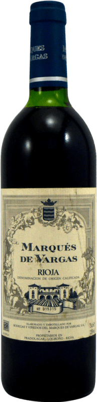 39,95 € Free Shipping | Red Wine Marqués de Vargas Reserve — Aged D.O.Ca. Rioja Collector's Item Not for Consumption