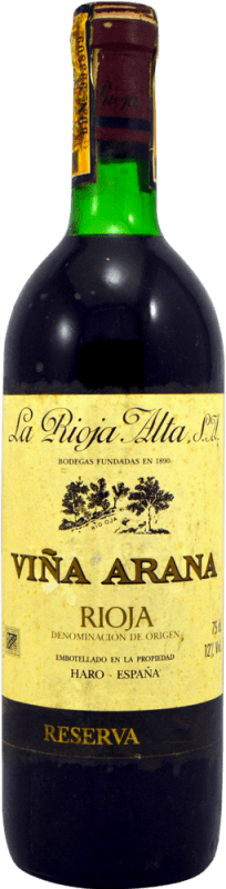 55,95 € | Red wine Rioja Alta Viña Arana Collector's Specimen Reserve 1982 D.O.Ca. Rioja The Rioja Spain 75 cl