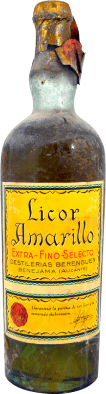449,95 € Free Shipping | Liqueurs Destilería Berenguer Licor Amarillo Collector's Specimen 1940's