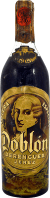 Brandy Destilería Berenguer Coñac Doblón Jerez Collector's Specimen 1940's
