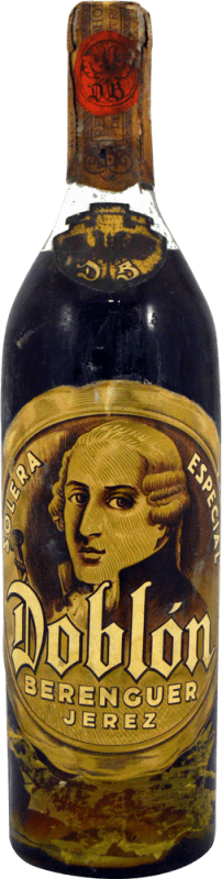 622,95 € | Brandy Destilería Berenguer Coñac Doblón Jerez Collector's Specimen 1940's Spain Bottle 75 cl
