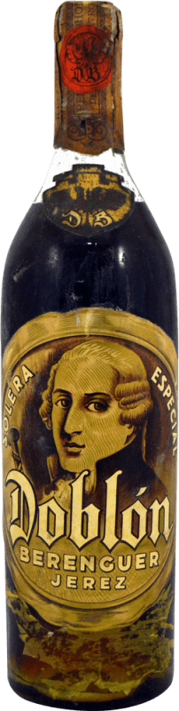 544,95 € Envoi gratuit | Brandy Destilería Berenguer Coñac Doblón Jerez Spécimen de Collection années 1940's