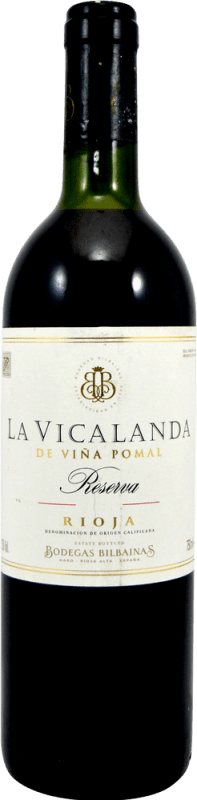 38,95 € | Vino tinto Bodegas Bilbaínas Viña Pomal La Vicalanda Ejemplar Coleccionista Reserva D.O.Ca. Rioja La Rioja España Tempranillo 75 cl