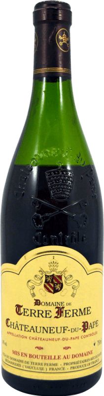 16,95 € | Vinho Tinto Domaine Terre Ferme A.O.C. Châteauneuf-du-Pape França 75 cl Exemplar de colecionador Não Próprio para Consumo