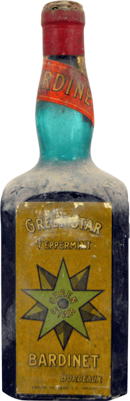 送料無料 | リキュール Bardinet Green Star Pepermint コレクターズ コピー 1930 年代 フランス 75 cl