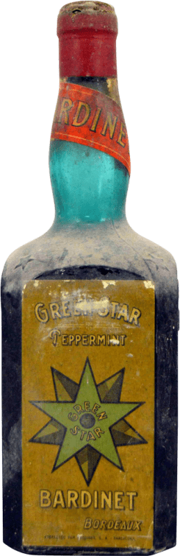 61,95 € | Spirits Bardinet Green Star Pepermint Collector's Specimen 1930's France 75 cl