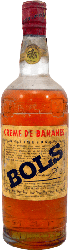 Envio grátis | Creme de Licor Bols Bananes 1930's Países Baixos 75 cl Exemplar de colecionador Não Próprio para Consumo