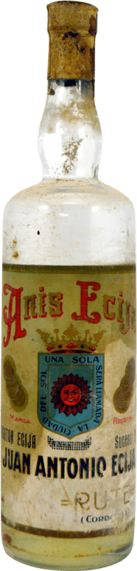 Envoi gratuit | Anisé Boston Ecija Sucesor de Juan Antonio Ecija Rute Córdoba Spécimen de Collection années 1930's Espagne 75 cl