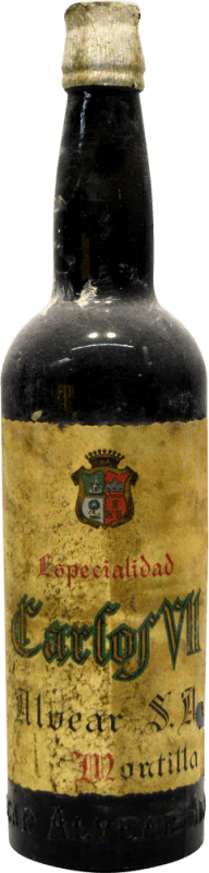 Envío gratis | Vino generoso Alvear Carlos VII Especialidad Ejemplar Coleccionista 1940's España 75 cl