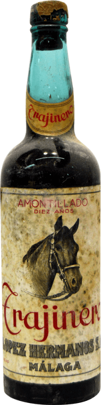 免费送货 | 强化酒 López Hermanos Trajinero Amontillado 珍藏版 1940 年代 西班牙 10 岁 75 cl