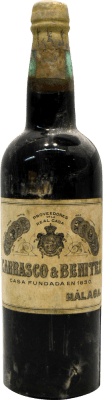 Carrasco & Benítez Málaga Collector's Specimen 1940's 75 cl