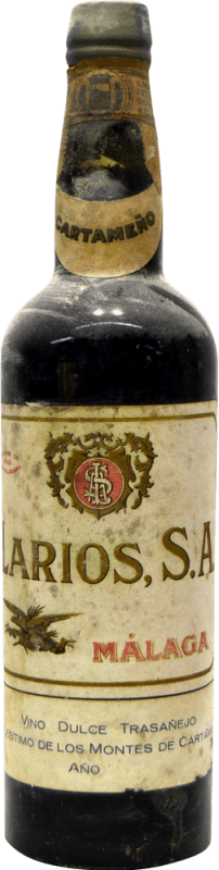 104,95 € Envio grátis | Vinho fortificado Larios Cartameño Málaga Espécime de Colecionador década de 1940