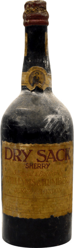 Kostenloser Versand | Likörwein Williams & Humbert Sack Etiqueta Deteriorada 1940's Dry — Trocken Spanien 75 cl Sammlerstück Nicht zum Verzehr Geeignet