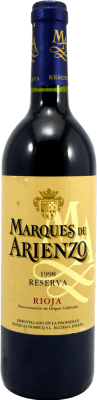 Marqués de Arienzo Rioja Reserva 75 cl Exemplar de colecionador Não Próprio para Consumo