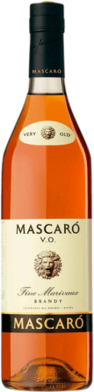 13,95 € Envio grátis | Brandy Conhaque Mascaró V.O. Espécime de Colecionador década de 1990