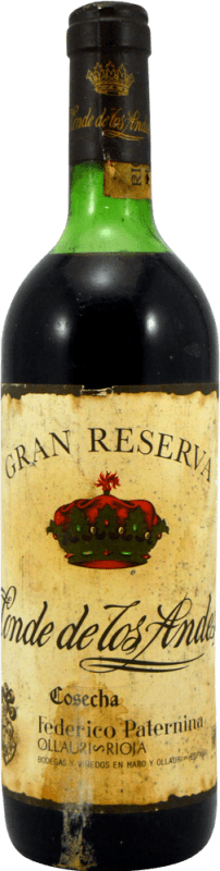 Free Shipping | Red wine Paternina Conde de los Andes Collector's Specimen Grand Reserve 1959 D.O.Ca. Rioja The Rioja Spain 75 cl