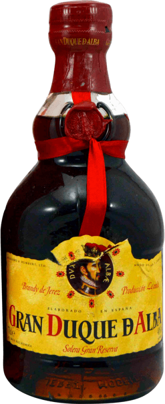 61,95 € | Brandy Zoilo Ruiz Mateos Gran Duque de Alba 1990's D.O. Jerez-Xérès-Sherry Andalusien Spanien 70 cl Sammlerstück Nicht zum Verzehr Geeignet