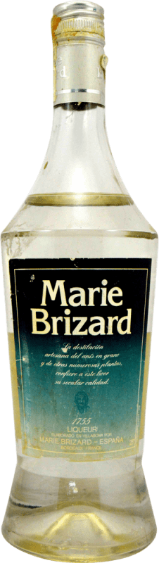 16,95 € | Anís Marie Brizard 1970's Francia 1 L Ejemplar Coleccionista No Apto para Consumo