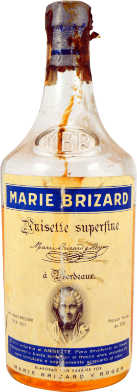 Free Shipping | Aniseed Marie Brizard Collector's Specimen 1980's France 1 L