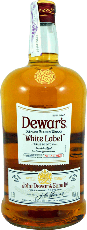 21,95 € | Whiskey Blended Dewar's Asa Deteriorada Sammlerexemplar Großbritannien Spezielle Flasche 1,75 L