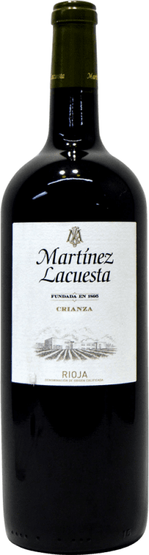 18,95 € | Vin rouge Martínez Lacuesta Crianza D.O.Ca. Rioja La Rioja Espagne Tempranillo, Graciano, Mazuelo Bouteille Magnum 1,5 L