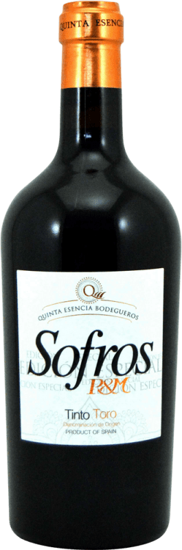 Free Shipping | Red wine Quinta Esencia Sofros P&M Aged D.O. Toro Castilla y León Spain Tempranillo 75 cl