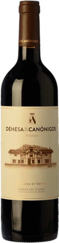 66,95 € Envío gratis | Vino tinto Dehesa de los Canónigos Crianza D.O. Ribera del Duero Botella Magnum 1,5 L