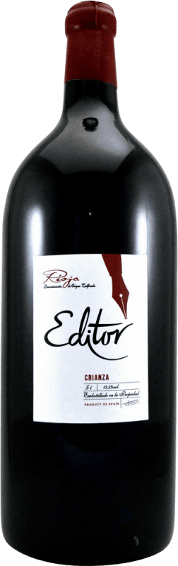 66,95 € | Vino tinto Pagos de Leza Editor Crianza D.O.Ca. Rioja La Rioja España Tempranillo Botella Especial 5 L