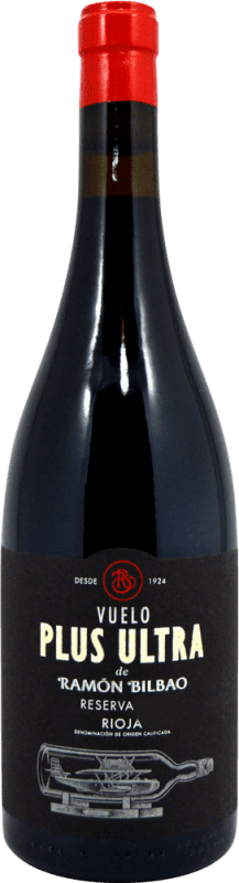 12,95 € Envio grátis | Vinho Tinto Ramón Bilbao Vuelo Plus Ultra Reserva D.O.Ca. Rioja