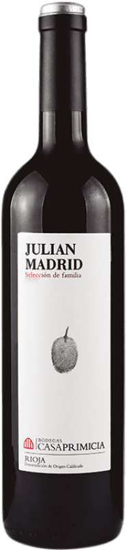 Free Shipping | Red wine Casa Primicia Julian Madrid Selección de Familia D.O.Ca. Rioja The Rioja Spain Tempranillo 75 cl
