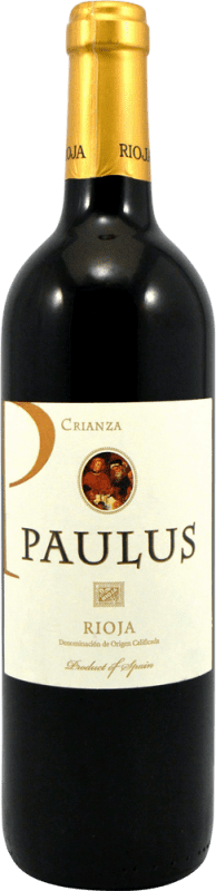 9,95 € Бесплатная доставка | Красное вино Paulus старения D.O.Ca. Rioja