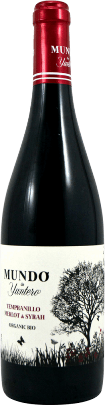 Free Shipping | Red wine Yuntero Mundo Young D.O. La Mancha Castilla la Mancha Spain Tempranillo, Merlot, Syrah 75 cl