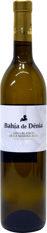 Free Shipping | White wine Xaló Bahía de Denia D.O. Alicante Valencian Community Spain Muscat 75 cl