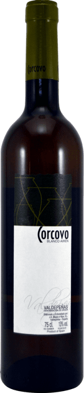 4,95 € | Vin Blanc Megía Corcovo D.O. Valdepeñas Castilla La Mancha Espagne Airén 75 cl