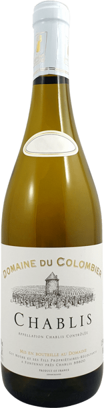 Бесплатная доставка | Белое вино Colombier A.O.C. Chablis Франция Chardonnay 75 cl