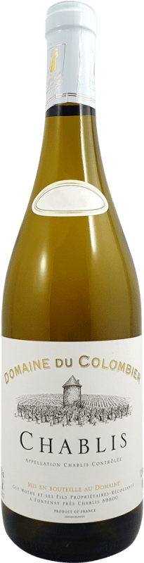 Spedizione Gratuita | Vino bianco Domaine du Colombier A.O.C. Chablis Francia Chardonnay 75 cl