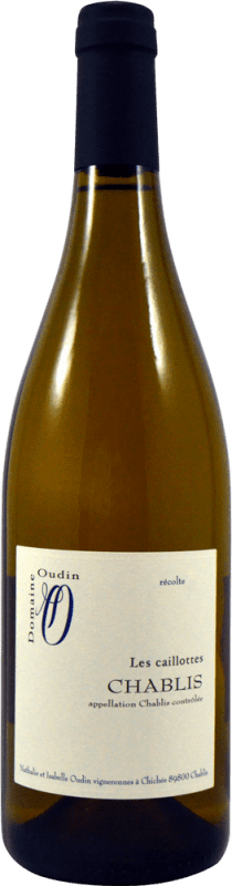 Бесплатная доставка | Белое вино Oudin Les Caillottes A.O.C. Chablis Франция Chardonnay 75 cl