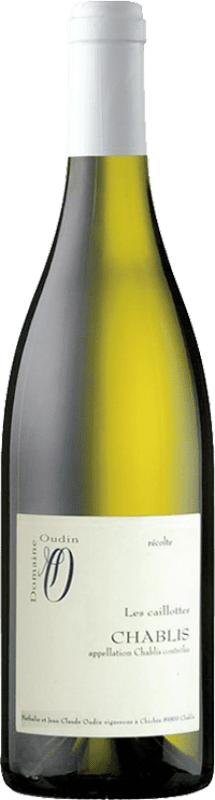 Бесплатная доставка | Белое вино Domaine Oudin Les Caillottes A.O.C. Chablis Франция Chardonnay 75 cl