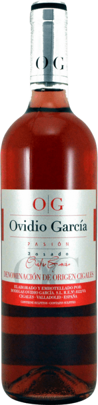 Envío gratis | Vino Rosado Ovidio García D.O. Cigales Castilla y León España Tempranillo, Albillo, Verdejo 75 cl