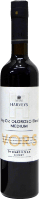 Spedizione Gratuita | Vino Liquoroso Harvey's Oloroso VORS D.O. Jerez-Xérès-Sherry Andalusia Spagna Palomino Fino, Pedro Ximénez Bottiglia Medium 50 cl