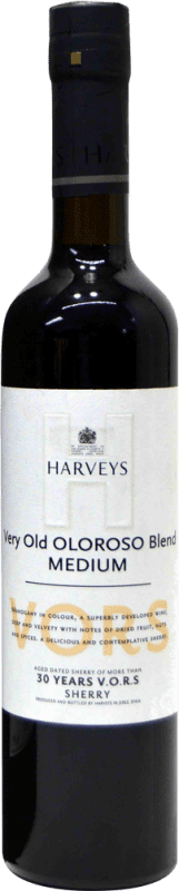 Envío gratis | Vino Generoso Fortificado Harvey's Oloroso VORS Very Old Rare Sherry — Muy Viejo y Exclusivo D.O. Jerez-Xérès-Sherry Andalucía España Palomino Fino, Pedro Ximénez Botella Medium 50 cl
