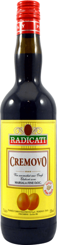 Free Shipping | Fortified wine VNP Radicati Cremovo D.O.C. Marsala Italy 75 cl