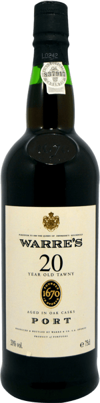 Free Shipping | Fortified wine Warre's I.G. Porto Porto Portugal 20 Years 75 cl