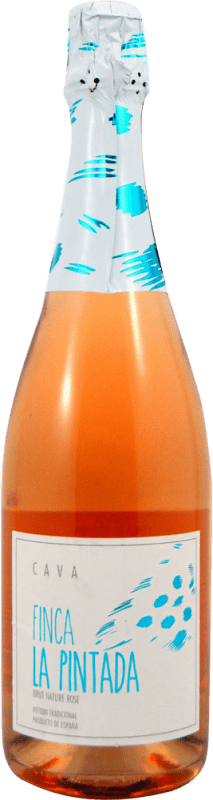 Бесплатная доставка | Розовое игристое вино Elevens Finca La Pintada Brut Nature — Брют Натюр Rosé — Розе D.O. Cava Каталония Испания 75 cl