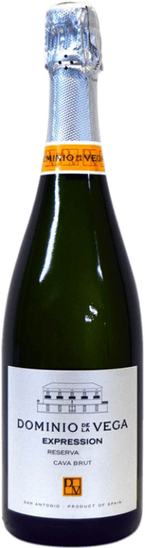 13,95 € Бесплатная доставка | Белое игристое вино Dominio de la Vega Expression Brut — брют D.O. Utiel-Requena