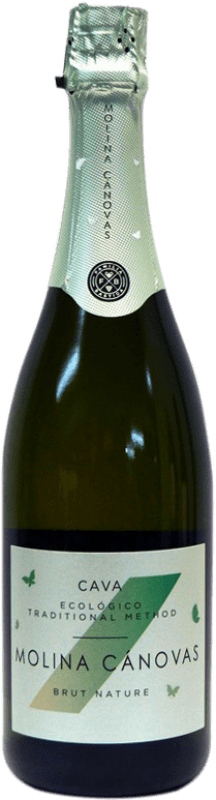Kostenloser Versand | Weißer Sekt Familia Bastida Molina Cánovas Brut Nature Spanien Macabeo, Chardonnay 75 cl