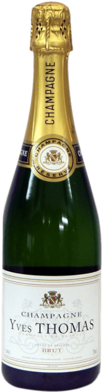 Envio grátis | Espumante Branco Deregard Massing Yves Thomas Brut — Bruto A.O.C. Champagne Champagne França 75 cl