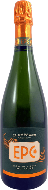 Free Shipping | White sparkling Alain Edouard EPC Blanc de Blancs Brut Nature A.O.C. Champagne Champagne France Chardonnay 75 cl