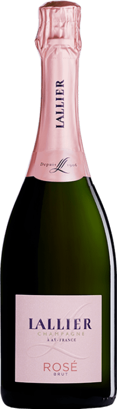 Free Shipping | Rosé sparkling Lallier Grand Rosé Grand Cru Brut A.O.C. Champagne Champagne France Pinot Black, Chardonnay 75 cl
