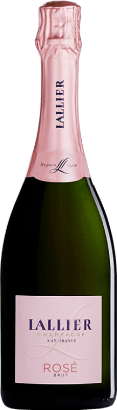 Free Shipping | Rosé Sparkling Wine Lallier Grand Rosé Grand Cru Brut A.O.C. Champagne Champagne France Pinot Black, Chardonnay 75 cl